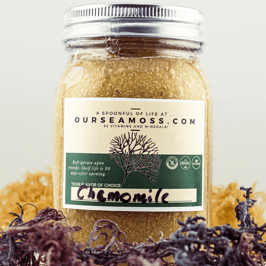Chamomile Infused Wild Harvested Sea Moss Gel (Made Fresh To Order Everyday)