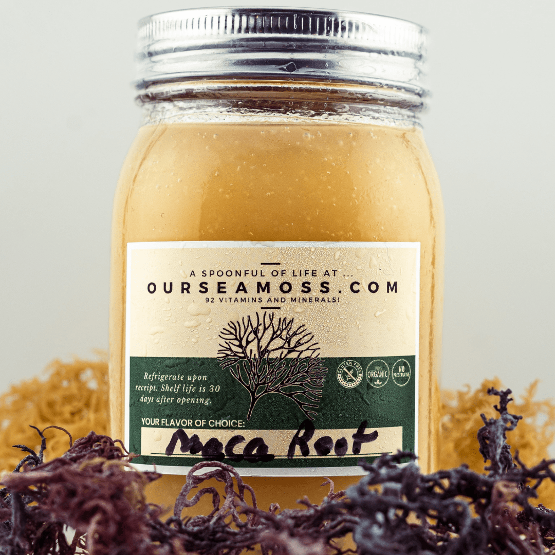 Maca Root Infused Wild Harvested Sea Moss Gel (Made Fresh To Order Everyday)