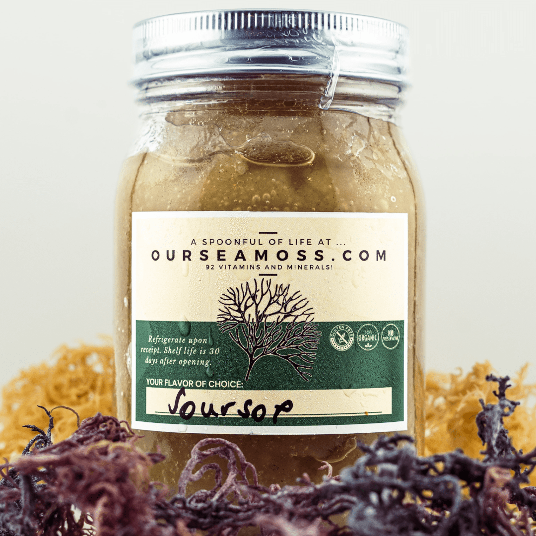 Soursop Infused Wild Harvested Sea Moss Gel (Made Fresh To Order Everyday)